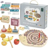Polar B PolarB Grow-with-Me Activity-Set Little Thinkers 24-36 Monate, Babyspielzeug