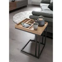 Natur24 Beistelltisch 40 x 60 x 50 cm Wildeiche