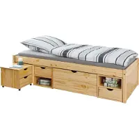 Inter Link Funktionsbett CLAAS 90x200 Natur Massivholz