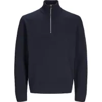 Jack & Jones Einfarbig Strickjacke Mit Viertelreißverschluss