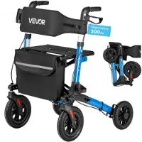 Vevor Rollator 3-Fach Faltbar mit Sitz