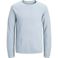 Jack & Jones Rundhalspullover "JJEHILL KNIT CREW NECK NOOS" Baumwolle, regular fit