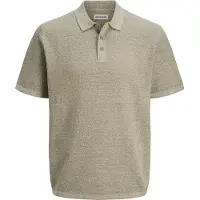 Jack & Jones Knit Polo-Shirt mit Knopfleiste und Kurzarm Größe: M