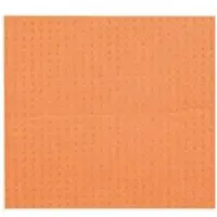 Hygoclean Schwammtuch, 200 x 180 mm, orange, 10er Pack aus Zellulose-/Baumwollmischung, mit Wabenstruktur