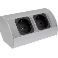 Designlight EckSteckdose Corner Box 2 mit 2 Steckdosen