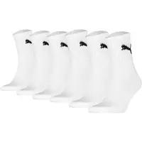 Puma Unisex Sportsocken, 6 Paar - Short Crew Socks, Tennissocken, einfarbig