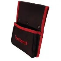 Toolland Zangen-Gürteltasche, strapazierfähig, Nylon, Schwarz/Rot