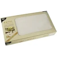 Papstar 20 Mitteldecken, Tissue "ROYAL Collection" 80 cm x 80 cm weiss