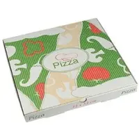 Papstar 100 Pizzakartons, Cellulose "pure" eckig
