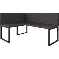 Vicco Esszimmer-Eckbank Ravon, Anthrazit, 120 x 150 cm