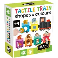 HEADU Shapes & Colors Tactile Train