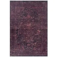 KADIMA DESIGN Teppich Wohnzimmer Vintage Pflegeleicht Waschbar Strapazierfähig Esszimmer OEKO-TEX Rot 140x200 cm Gekettelt – PIZOL von