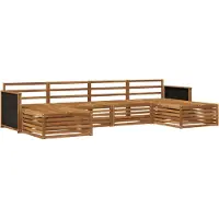 vidaXL Sofagarnituren 6 pcs Massivholz Akazie
