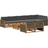 vidaXL Outdoor-Sofagarnitur 9 Stk.
