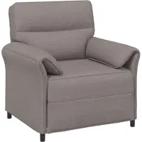 vidaXL Sofa Set 2 stk. Taupe Stoff