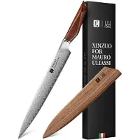 Xinzuo - Damast-Fleischmesser 26 cm Klinge - X03 Xing Serie - Mauro Uliassi (3-Sterne-Michelin-Koch)