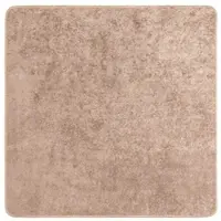 vidaXL Teppichläufer MARSA Sand 100 x 100 cm Polyester und PVC