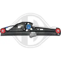 Diederichs 1224122 Elektrischer Fensterheber Hinten Rechts für BMW 5 Limousine (E60) 5 Touring (E61)
