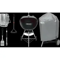 Weber Original Kettle 57 cm Schwarz Starterset
