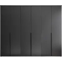Die Möbelfundgrube Kleiderschrank graphit - 270 cm - Kleiderschrank 6-türig - KEVO