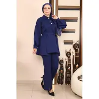 Turkishsouq Schlitz Anzug Indigo