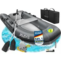 Kesser Schlauchboot für 2 Personen, motorisierbar, aufblasbares Paddelboot