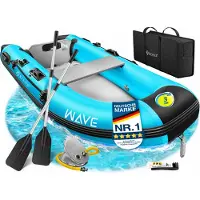 Kesser Schlauchboot für 2 Personen, motorisierbar, aufblasbares Paddelboot