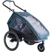 Xlc Kinderanhänger DUO T BS-K02 20" , Petrol Lila