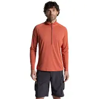 Craghoppers - Pullover für Herren, mit halbem Reißverschluss, Nosilife CG2545 (L) (Sahara)
