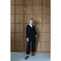 Turkishsouq Knitterlook Textured Kimono Anzug Schwarz