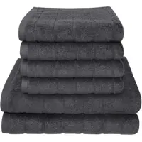 Dyckhoff Handtuchset Queens Anthrazit 6-tlg.