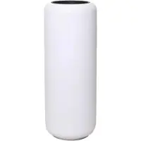 VIVANNO Bodenvase Mera 35 cm x 35 cm x 95 cm Weiß