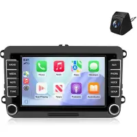 AWESAFE Android Radio 64GB für VW Golf 5 6 Tiguan 5N T5 Touran 1T1 1T2 Passat B6 B7 Polo 6R EOS Sharan mit CarPlay & Android Auto Navigation & Bluetooth