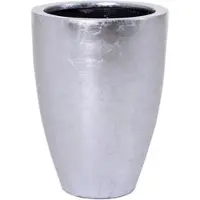 VIVANNO Bodenvase Opala 40 cm x 40 cm x 55 cm Blattsilber