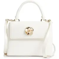 Ted Baker Umhängetasche Roseau Rose Detail Mini Top Crinkle Bag Ivory weiß
