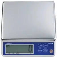 Eva professionelle digitale Küchenwaage Edelstahl 15kg 1g