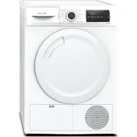 NEFF Constructa CWK3R208, Freistehend, Frontlader, Wärmepumpe, Weiß, Tasten, Drehregler, Rechts