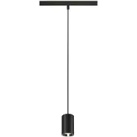 SLV BIG WHITE NUMINOS XS 48V TRACK DALI Pendelleuchte, Schwarz/Chrom, 8,7 W, 740 lm, 4000 K, CRI 90, 55°. 1006803
