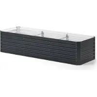 OK-Living Hochbeet Anthrazit 270 x 90 cm, Model 42046