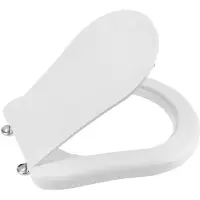 Kerasan RETRO WC-Sitz, Soft Close, weiß, Chrom