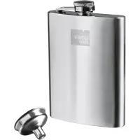 VacuVin Flachmann Vacu Vin Hip Flask & Funnel 240 ml