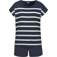 s.Oliver Shorty Set, 2 tlg. mit garngefärbten Streifen im Oberteil