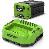 Greenworks 60V 2Ah Akku und Universal-Ladegerät GSK60B2