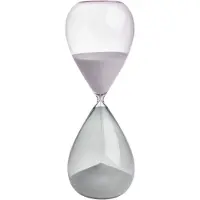 TFA-Dostmann Sanduhr 30 cm, Weiss/Grau/Rosa