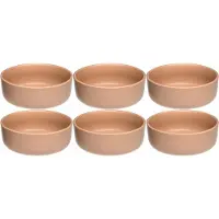 Leonardo Schüssel Roma Apricot 16 cm (Set von 6)