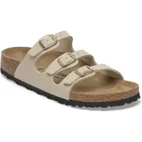 Birkenstock - Leichte Sandalen &ndash; Damen / Frau &ndash; Florida Birko-Flor Narrow Sandcastle - Florida Birko-Flor Narrow Sandcastle für Damen aus