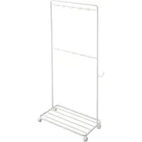 Yamazaki Ablageregal mit Rollen Tower White