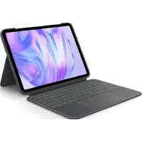 Logitech Combo Touch, QWERTZ, Deutsch, Trackpad, 1,8 cm, 1 mm, Apple