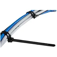 StarTech.com 12cm(5") Reusable Cable Ties, 7mm(1/4") wide, 30mm(1-1/8") Bundle Dia. 22kg(50lb