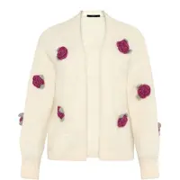 Zero Jacke in beige aubergine - 0001 | Gr.: S